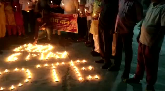 संगरिया-दीपदान के साथ हुआ सतरंगी सप्ताह का आगाज #रंग बिरंगी रोशनी से सजे शक्ति मतदान केंद्र