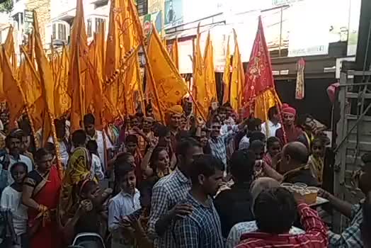 #संगरिया-श्याम शोभा यात्रा का हुआ आयोजन #श्याम मित्र मंडल ट्रस्ट द्वारा हुआ आयोजन