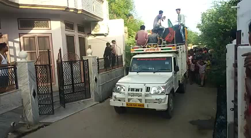 #आहोर-भाजपा कार्यकर्ताओं ने निकाला विशाल विजय जुलूस