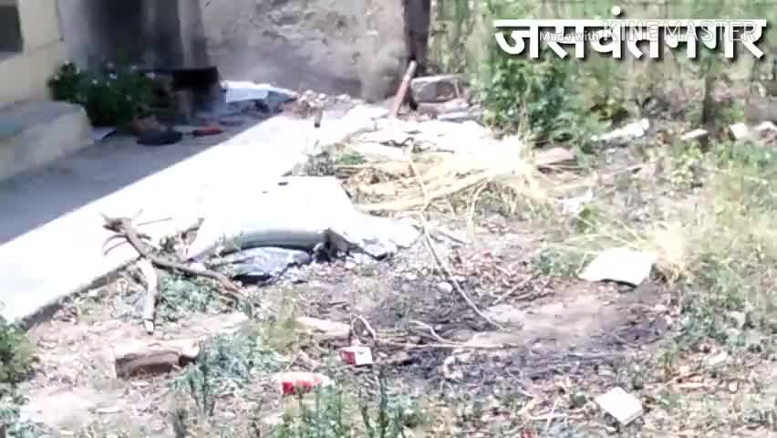 इटावा के जसवंतनगर में विद्युत उपकेंद्र बना गंदगी का केंद्र, चारों तरफ पसरी गंदगी